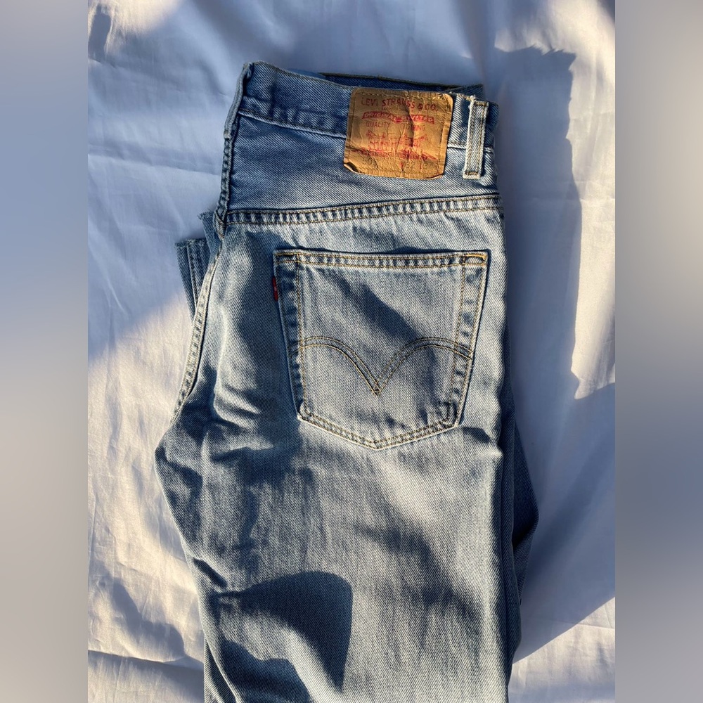 Men’s 32x34 505 Regular/Straight Leg Levi’s Light Wash Jeans